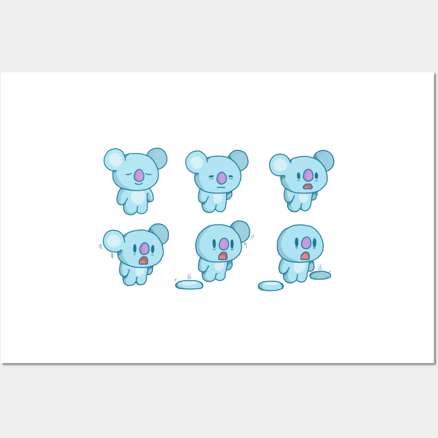 koya koala Wall Art by tonguetied